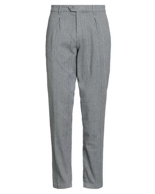 Jack & Jones Gray Pants Cotton, Recycled Polyester, Elastane for men
