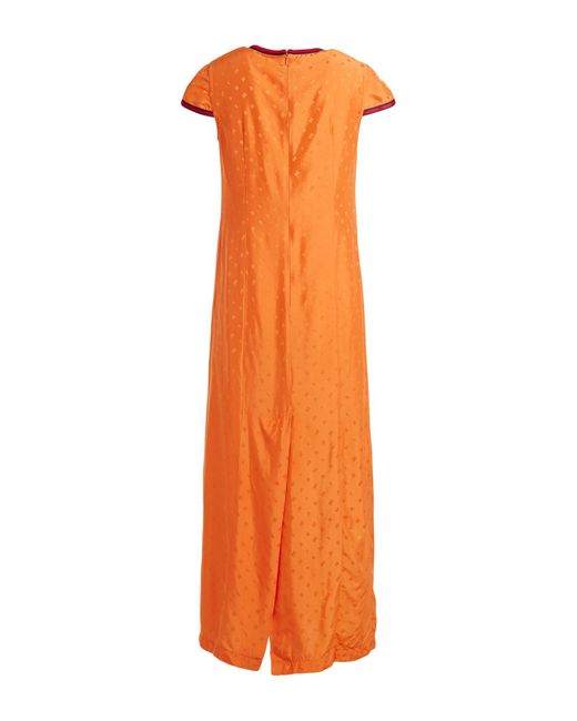 Marni Orange Midi Dress Viscose, Polyester, Polyamide, Elastane