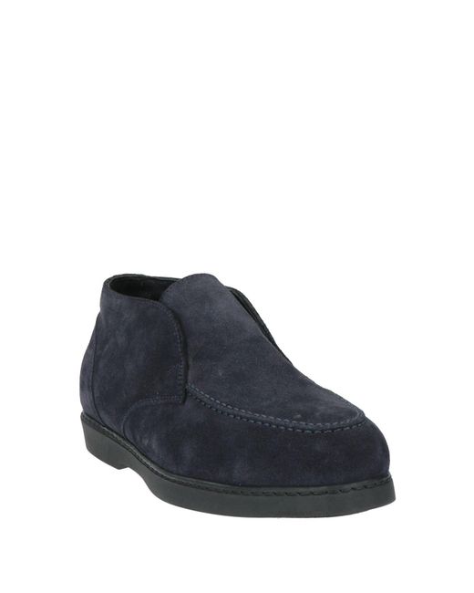 Doucal's Blue Loafers Leather for men