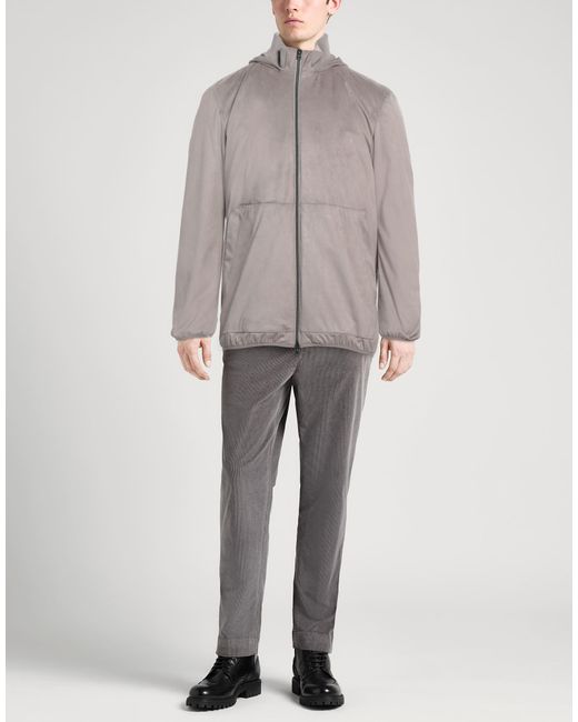 Herno Gray Jacket Polyester, Elastane for men