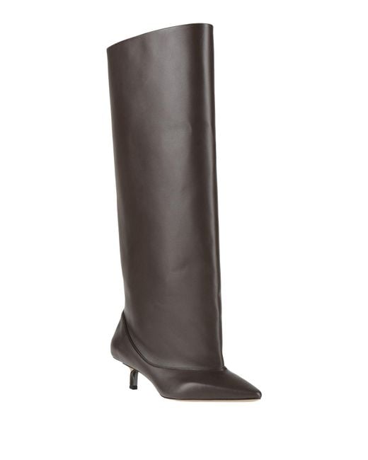 Jacquemus Brown Boot Leather
