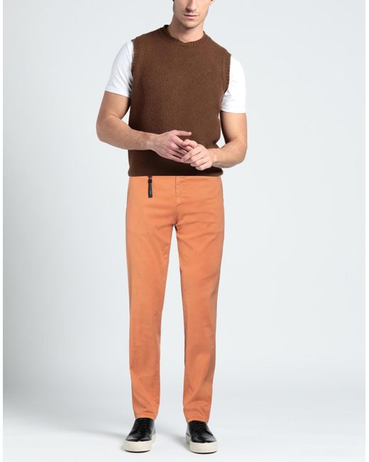 Marco Pescarolo Orange Trouser for men