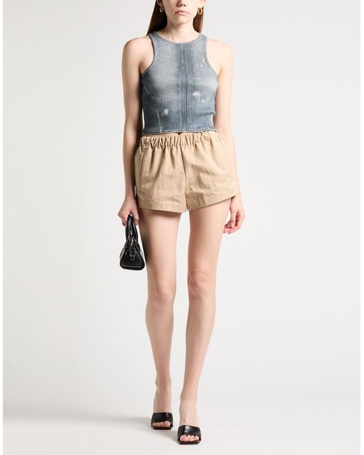 Wardrobe NYC Natural Shorts & Bermuda Shorts Cotton, Polyamide