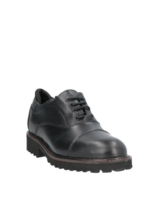 CafeNoir Gray Lace-up Shoes