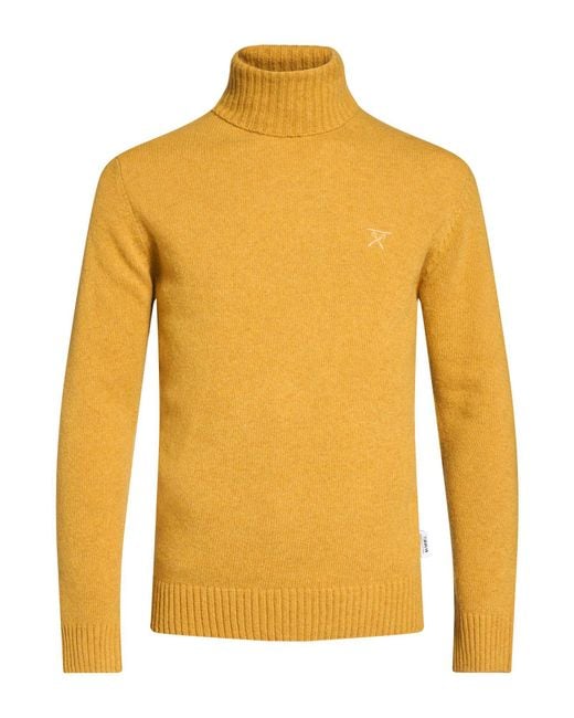 Berna Yellow Turtlenecks for men
