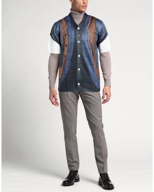 Comme des Garçons Blue Cardigan for men