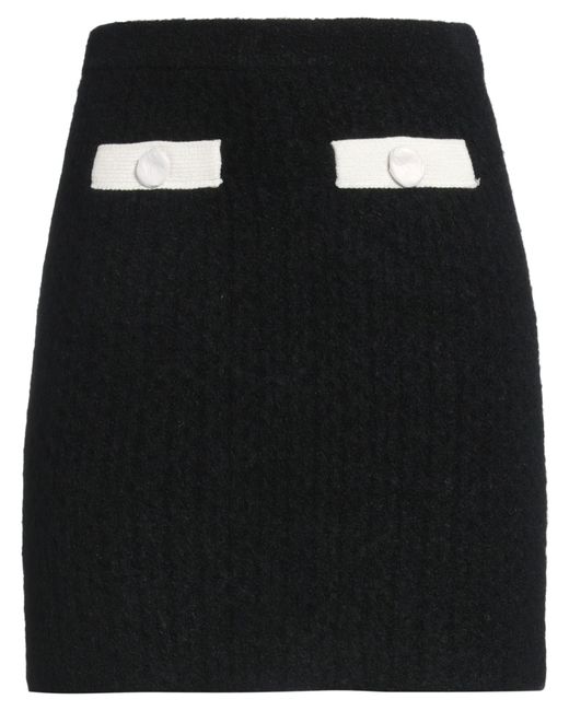 Self-Portrait Black Mini Skirt