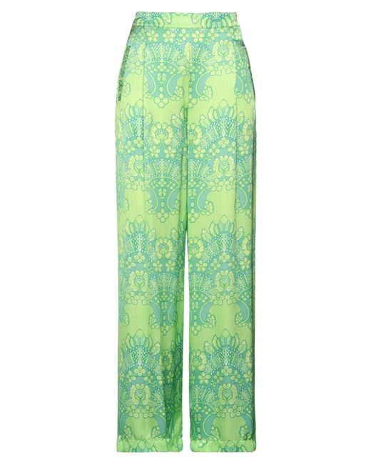 Pink Memories Green Trouser