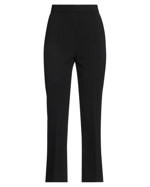 Max Mara Black Pants Polyester, Elastane
