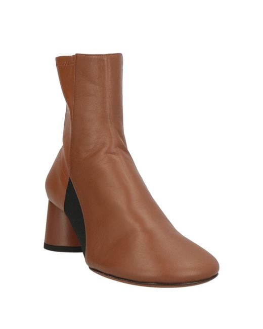 Proenza Schouler Brown Ankle Boots Leather