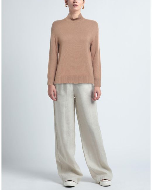 Max Mara Brown Turtleneck