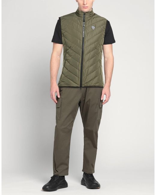 EA7 Green Vests for men
