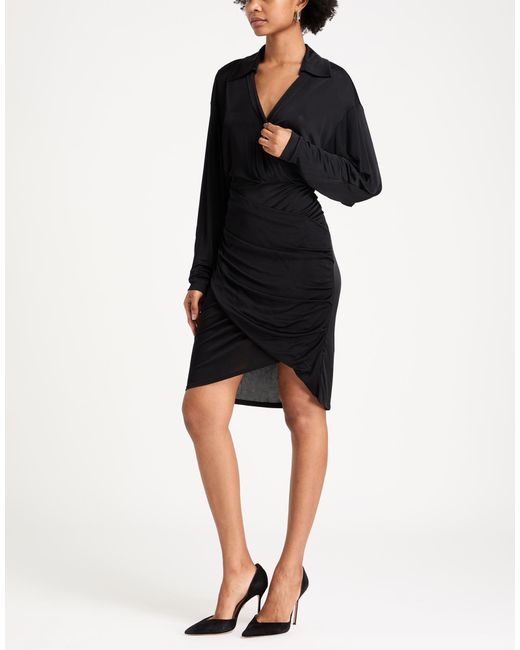 Diane von Furstenberg Black Midi Dresses