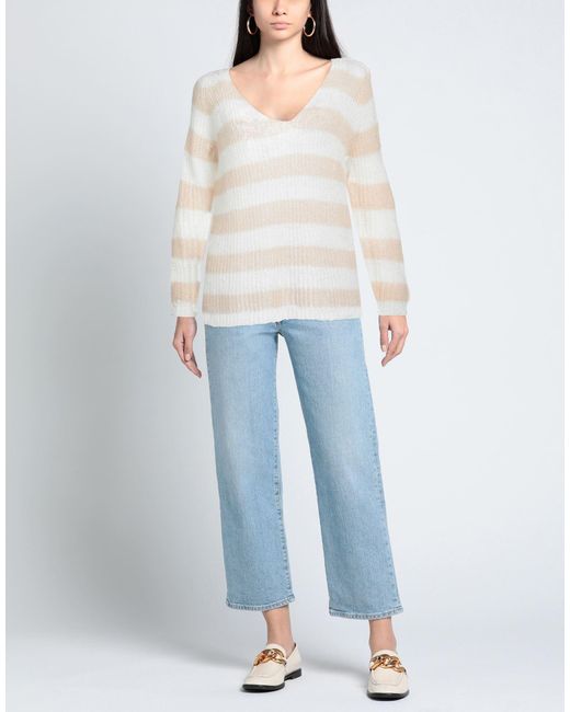 Pullover Pink Memories de color White