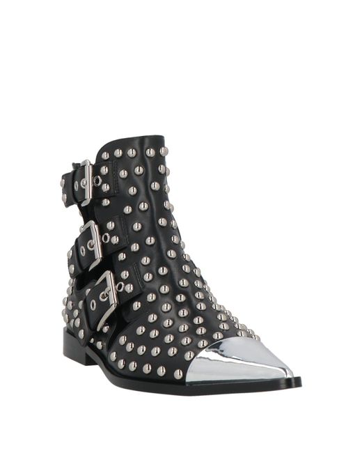 Jeffrey Campbell Black Ankle Boots Leather
