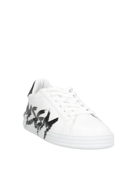 MSGM White Sneakers Leather