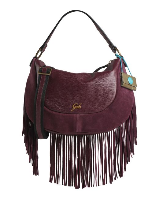 Gabs Purple Handbag Calfskin