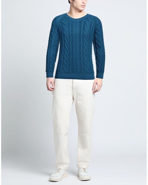 Moorer Blue Jumper for men