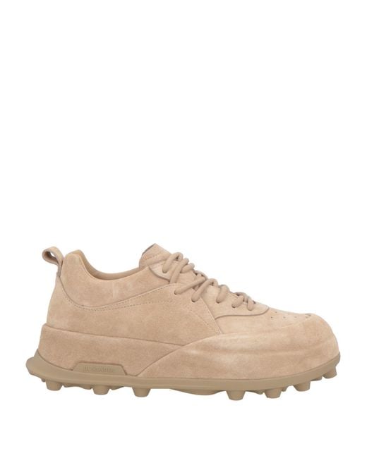 Jil Sander Natural Sneakers Leather for men