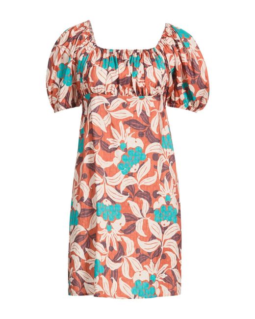 Maliparmi Red Mini Dress Polyester