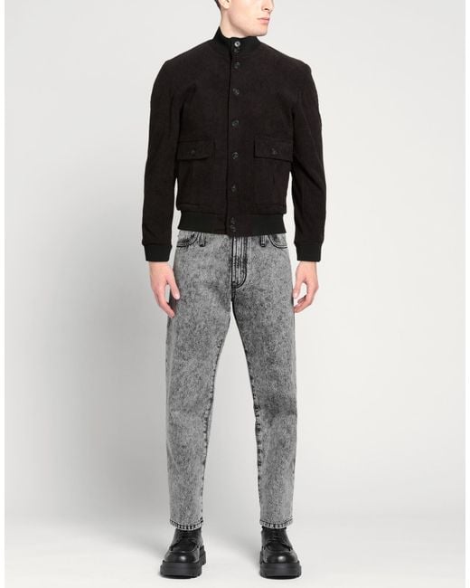 Exte Black Jacket Cotton, Polyester for men