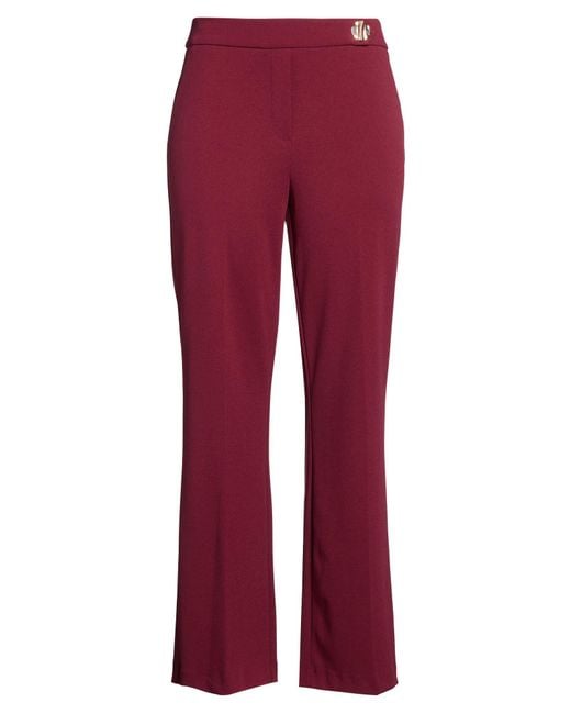 Joseph Ribkoff Red Pants Polyester, Elastane