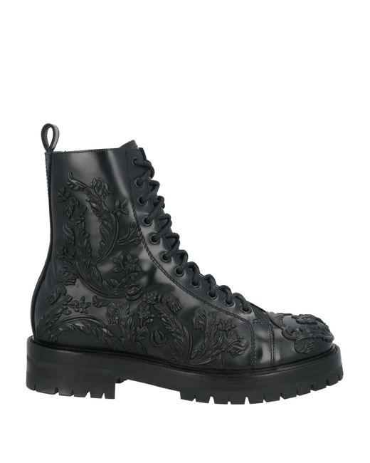Versace Black Ankle Boots for men