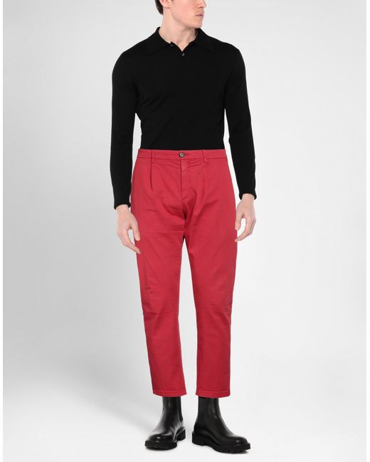 Department 5 Red Trouser for men