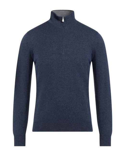 Gran Sasso Blue Turtleneck for men