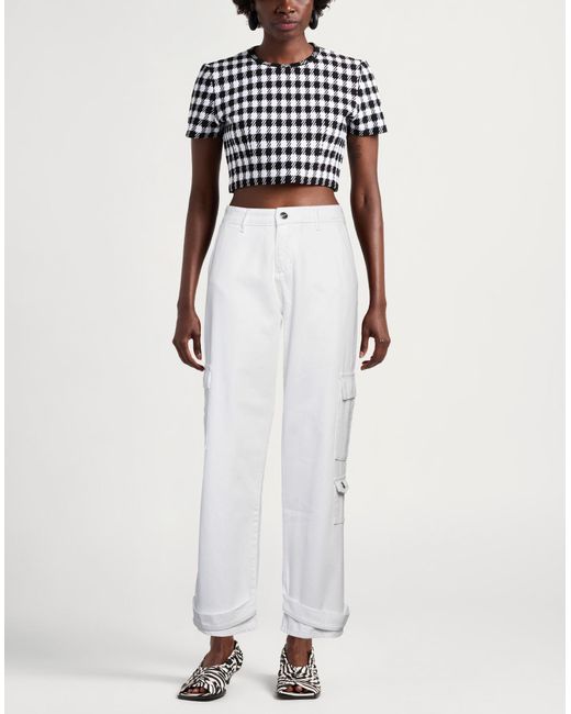 hinnominate White Pants Cotton