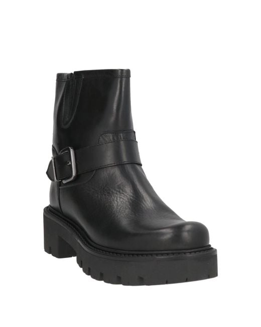 i love italy Black Ankle Boots Leather