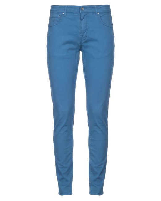Jacob Cohen Blue Slate Pants Cotton, Lyocell, Elastane, Polyester for men