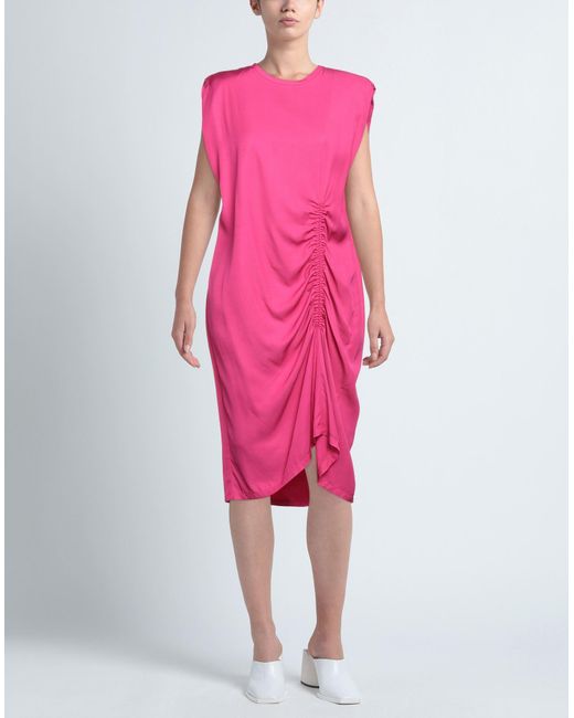 Nude Pink Midi Dress