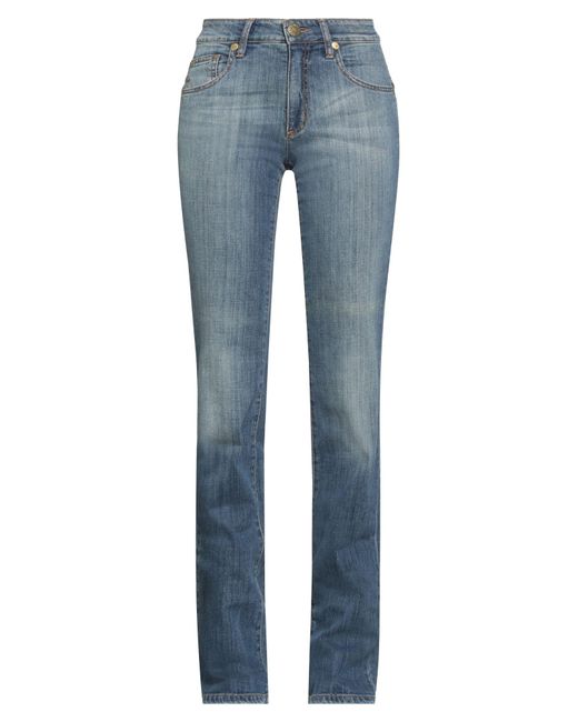 Angelo Marani Women's Blue Jeans Cotton, Elastane