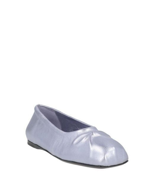 Marni White Ballet Flats Leather