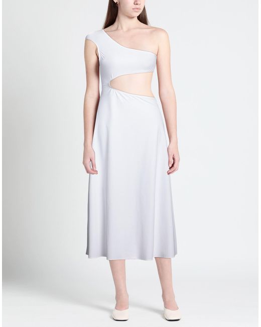 Dodo Bar Or White Midi Dress