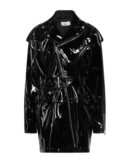 Alexandre Vauthier Black Overcoat & Trench Coat