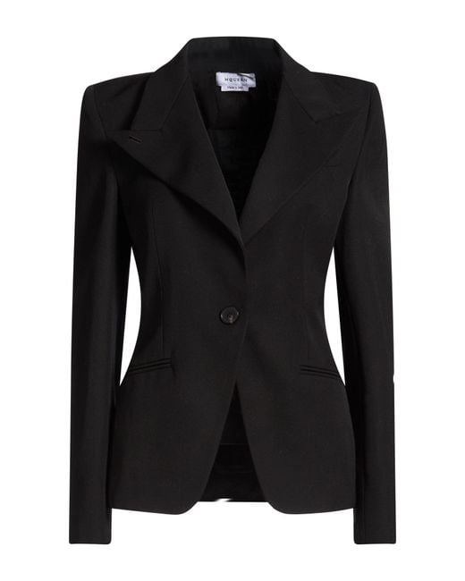 McQueen Black Blazer Wool