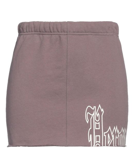 Heron Preston Purple Mini Skirt