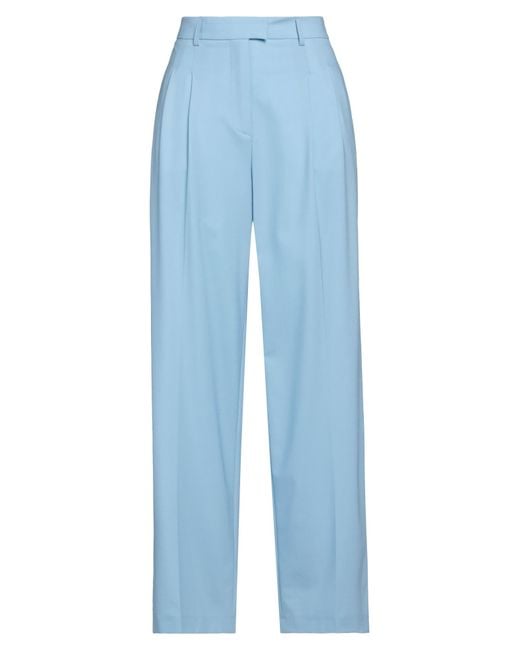 Paul & Joe Blue Pants Virgin Wool, Elastane