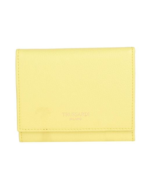 Trussardi Yellow Brieftasche