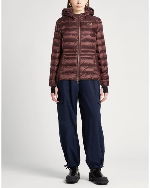 EA7 Brown Puffer