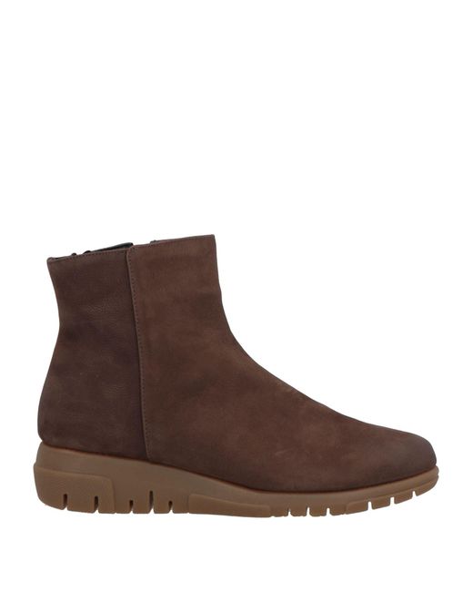 The Flexx Brown Ankle Boots Leather