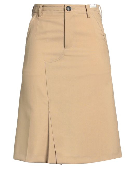 Marni Natural Midi Skirt