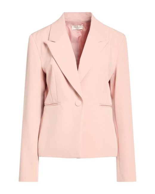 Rebel Queen Pink Blush Blazer Polyester, Elastane