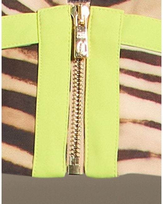 Just Cavalli Yellow Top Polyester, Elastane