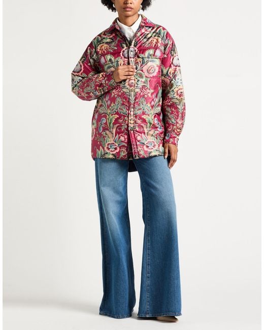 Etro Pink Coat Polyester