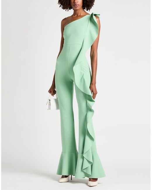 La Petite Robe Di Chiara Boni Green Jumpsuit Polyamide, Elastane