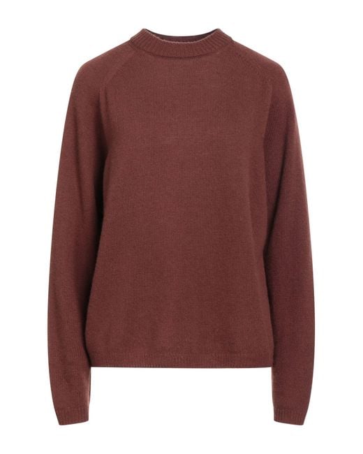 Alysi Brown Sweater Merino Wool, Cashmere