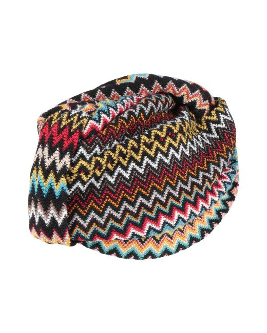Missoni Black Hair Accessory Wool, Acrylic